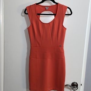 Coral Guess dress with cut out back size small